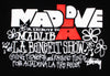 Madlove LA x Stussy Sticker White transparent Sticker